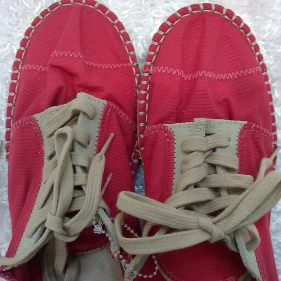 Havaianas Alparagatas Origine Ruby Red Preppy Vacation Two Tone Sneakers Size 9 - Picture 3 of 8